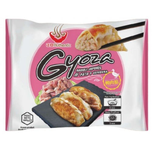 Gyoza with duck meat and vegetables, Meng Fu, 30 pcs (frozen)